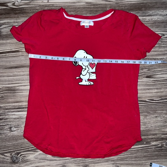 Peanuts Snoopy and Woodstock Valentines Day Pajama Set - Picture 9 of 14